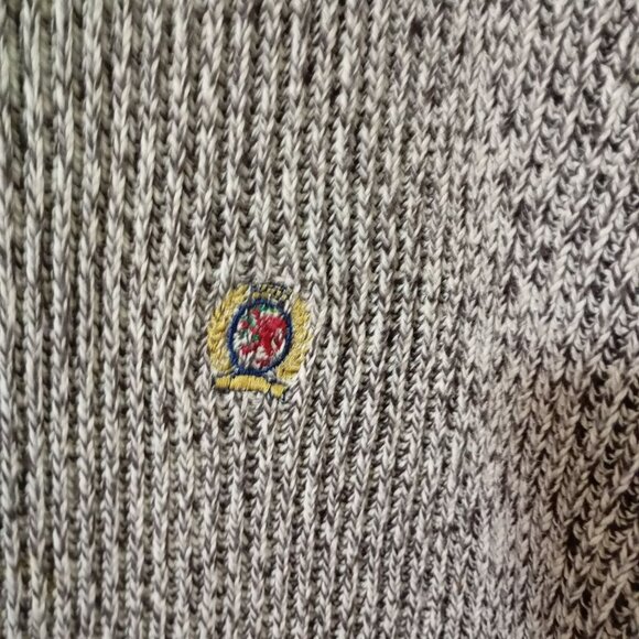 Tommy Hilfiger Mens XL Beige Crewneck Sweater 100% Cotton Made In India - Picture 4 of 15